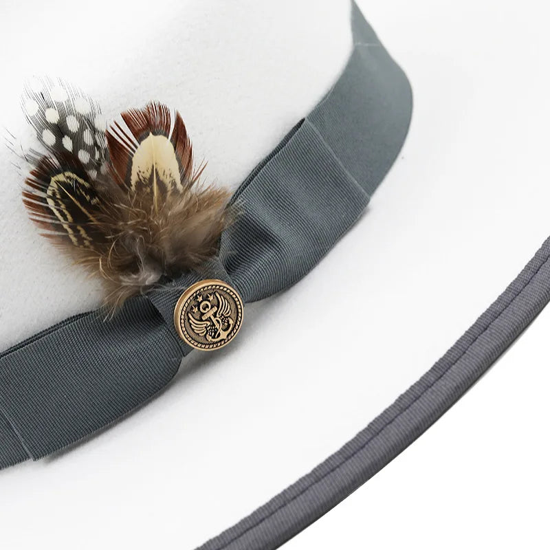 Chapeau Fedora Laine - Feathergance