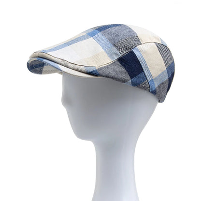 Béret Motif Carreaux - Britcap