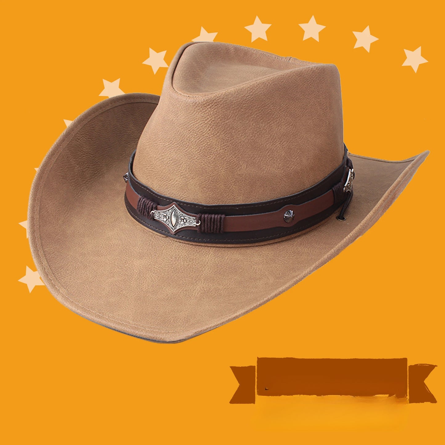 Chapeau Cowboy Véritable CUIR - FrontierFlair