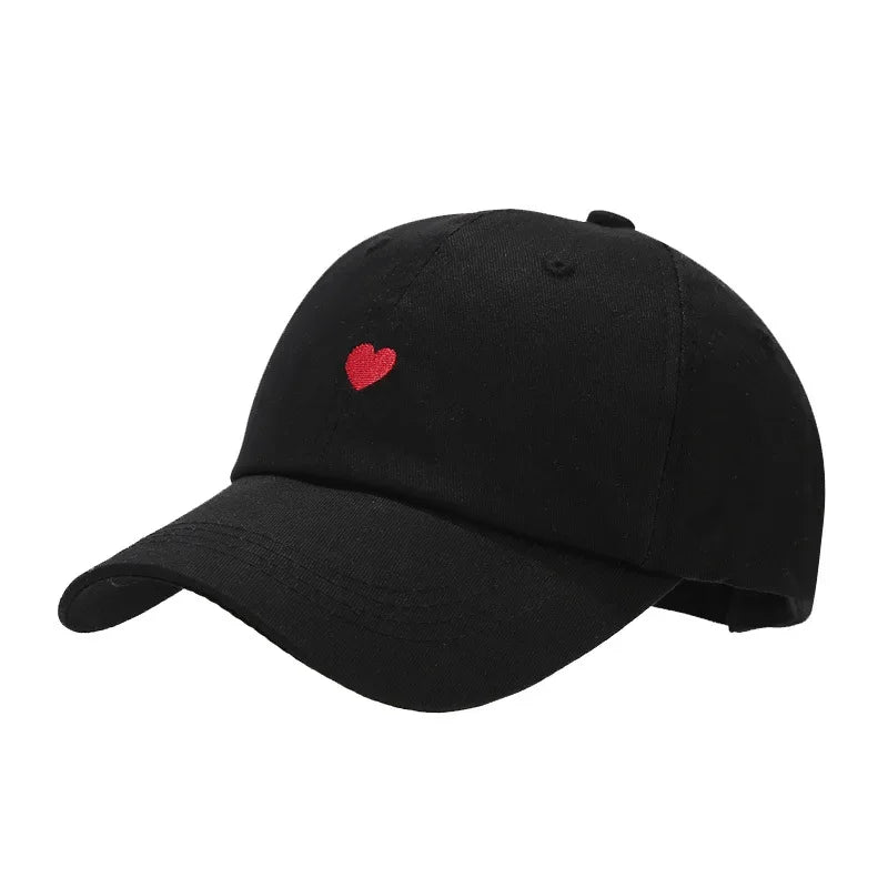 Casquette Minimaliste avec Cœur Brodé - Amor