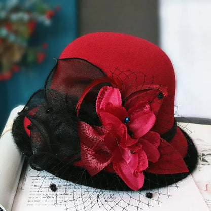 Chapeau Melon.Cloche Femme à Fleur - La Maison du Chapeau