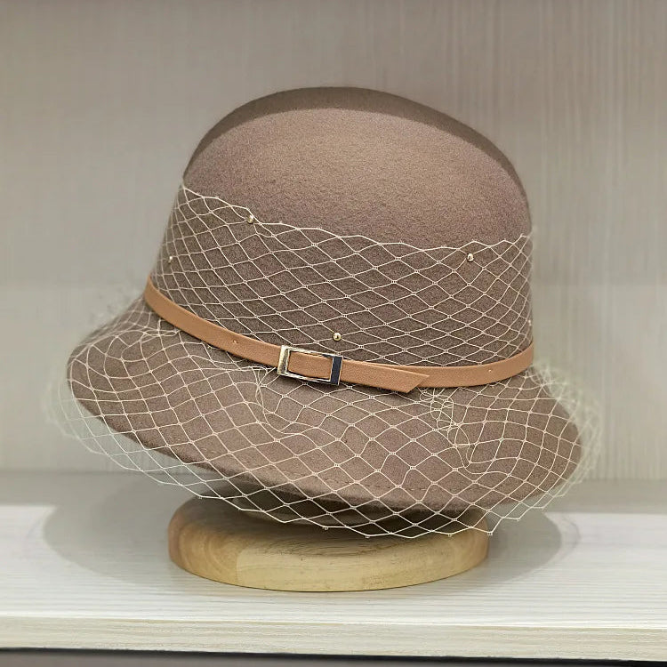 Chapeau Melon Cloche en Laine - Rétro - La Maison du Chapeau