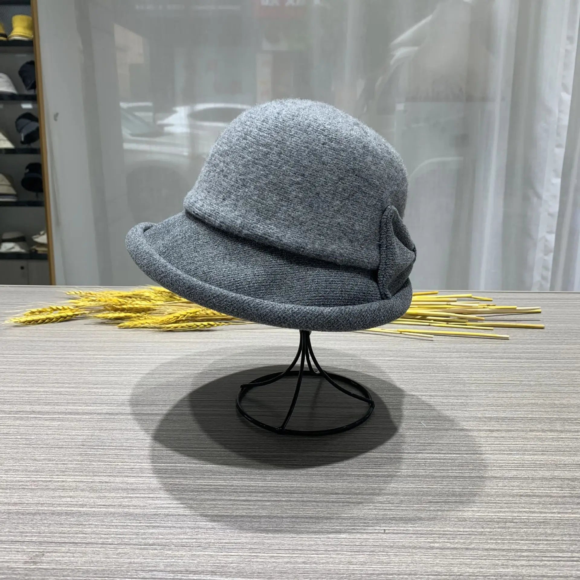 Chapeau Melon Cloche Femme Épais Hiver - La Maison du Chapeau