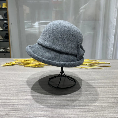 Chapeau Melon Cloche Femme Épais Hiver - La Maison du Chapeau