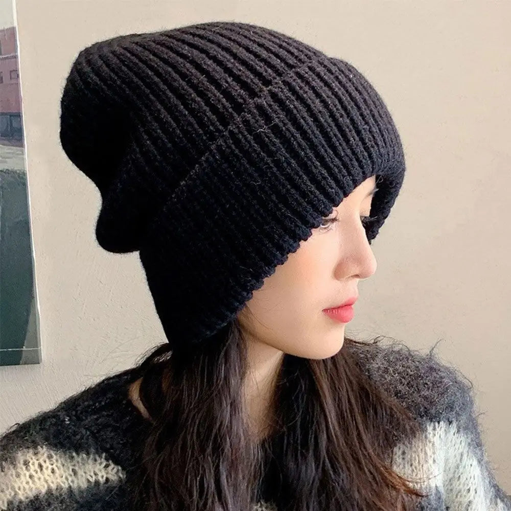 Bonnet Femme Ample Épais en Tricot – Cozylo