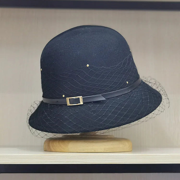 Chapeau Melon Cloche en Laine - Rétro - La Maison du Chapeau
