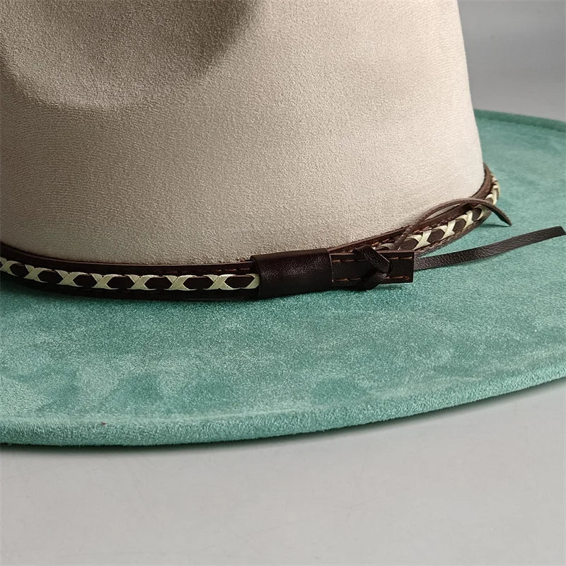 Chapeau Fedora Coton – Ruban Tressé