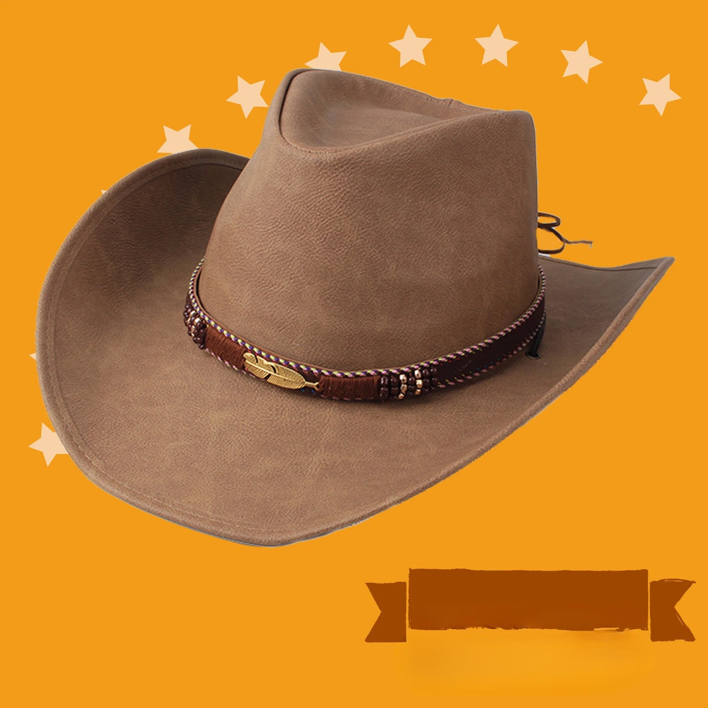 Chapeau Cowboy Véritable CUIR - FrontierFlair