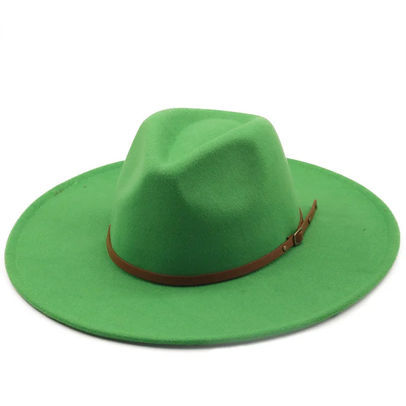Chapeau Fedora Coton avec Bande Ajustable