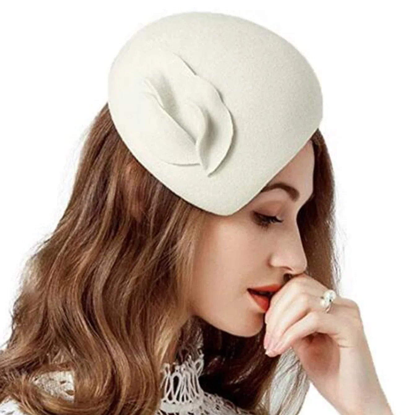 Béret Femme Laine – Élégance Nœud Structuré