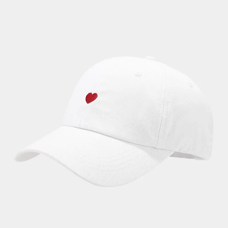 Casquette Minimaliste avec Cœur Brodé - Amor