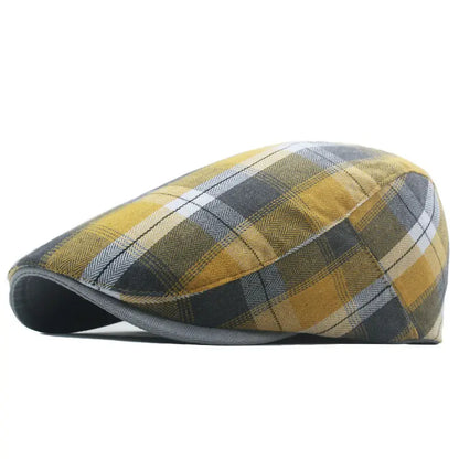 Béret Vintage en Tartan - Autumna