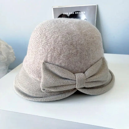 Chapeau Melon Cloche Femme Épais Hiver - La Maison du Chapeau