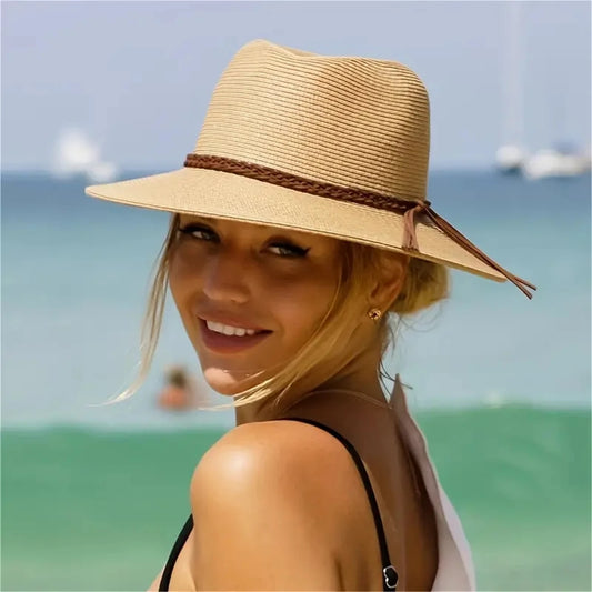 Chapeau de Paille Pliable - Braided