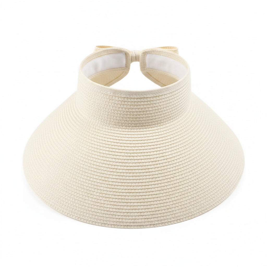 Chapeau de Paille Visière Soleil à Bords Larges – Femme