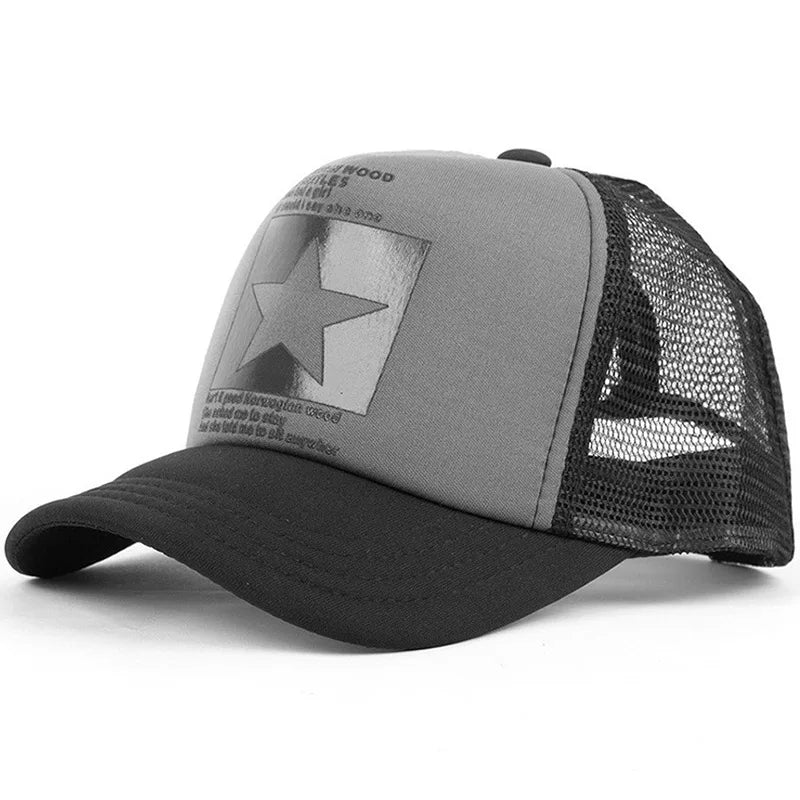 Casquette Trucker Étoile – Style Urbain et Respirant