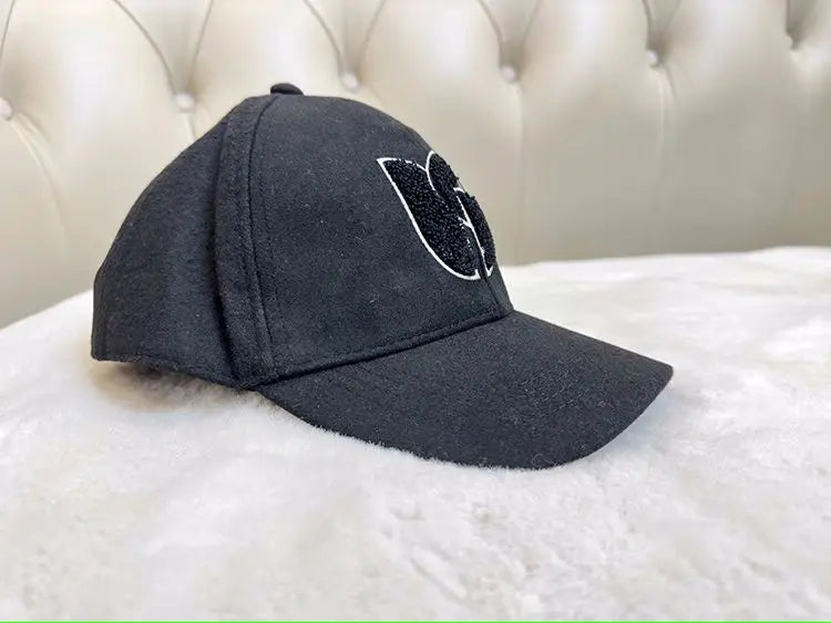 Casquette Baseball Laine – Broderie Lettre Contrastée