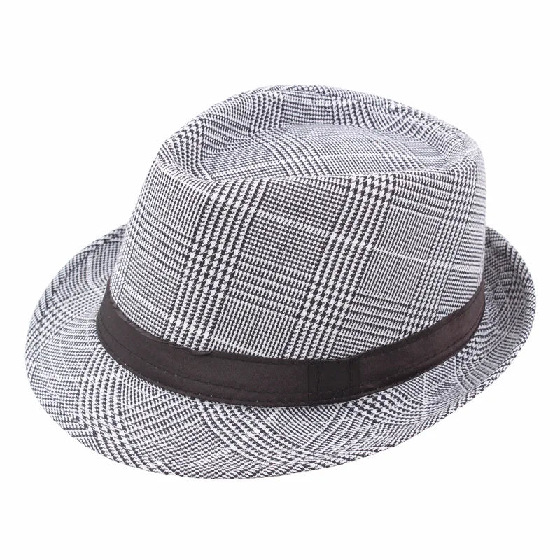 Chapeau Fedora à Carreaux - Classya