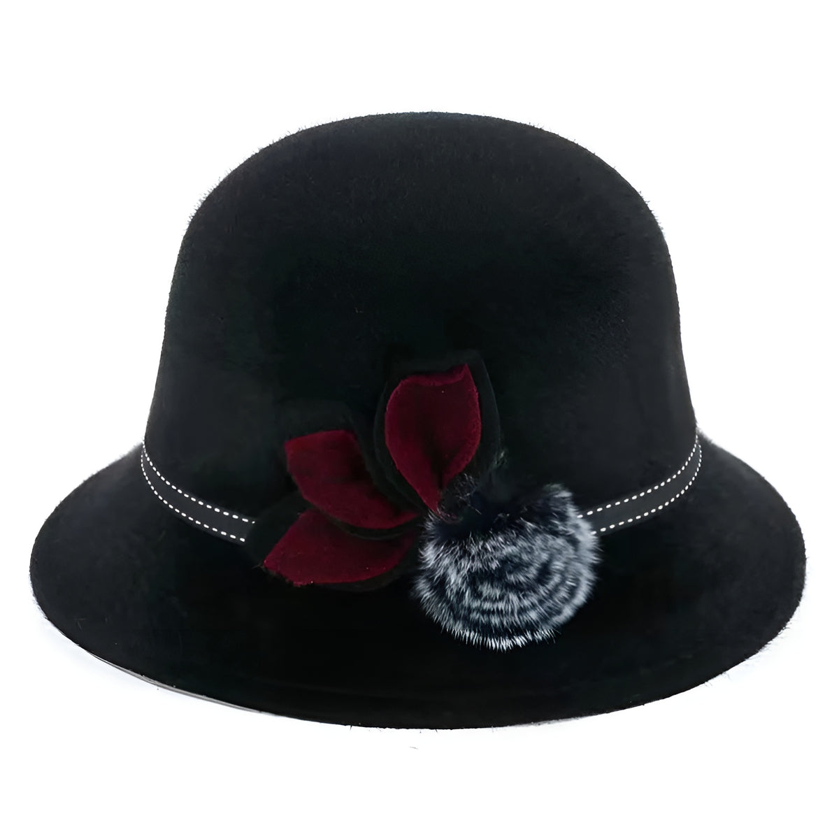Chapeau Cloche Melon Femme