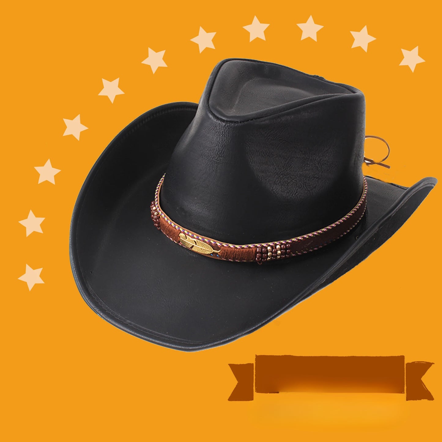 Chapeau Cowboy Véritable CUIR - FrontierFlair
