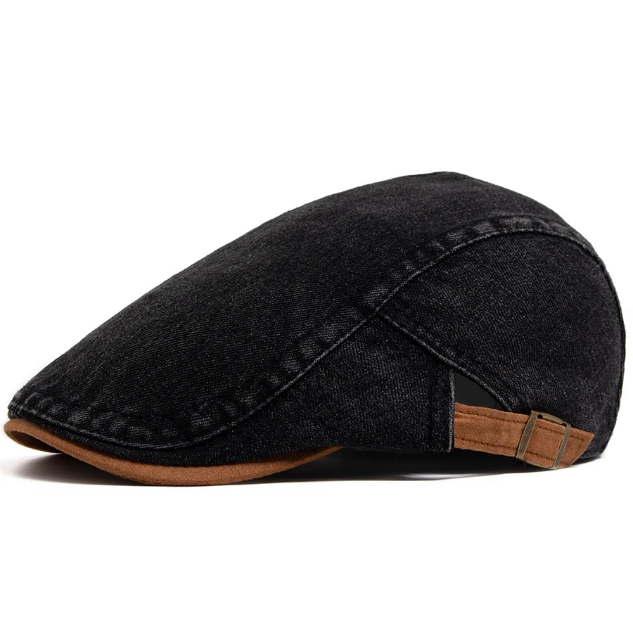 Béret Homme Denim – Texture Jean Ajustable