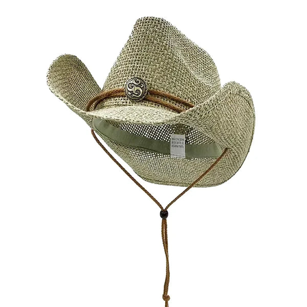 Chapeau Cowboy en Paille - CattlemanCrest